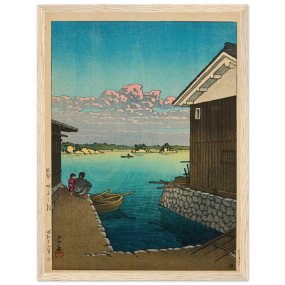 Hizen Yobuko no asa (Morning in Yobuko, Hizen) (1948) Art Print | Kawase Hasui-Quipham Collections