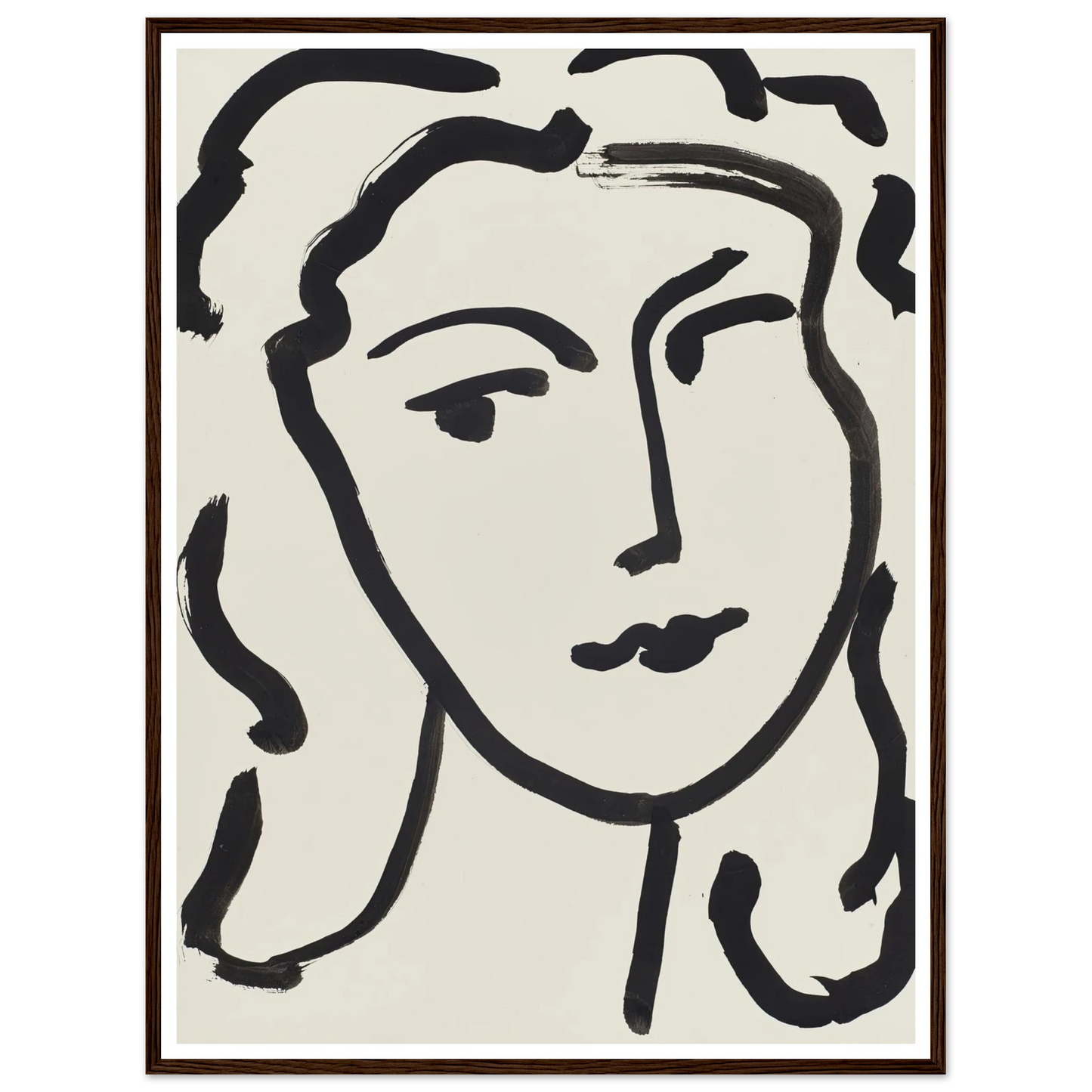 Visage de femme (1948) Art Print | Henri Matisse-Quipham Collections
