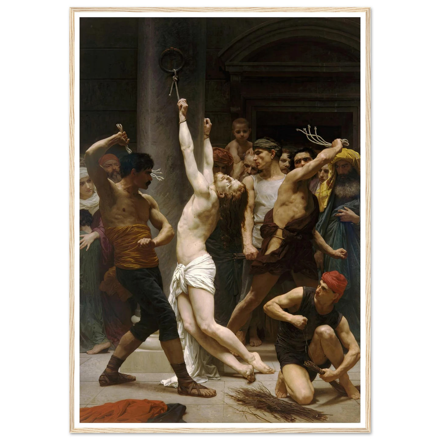 The Flagellation of Our Lord Jesus Christ (1880) Art Print | William Bouguereau-Quipham Collections