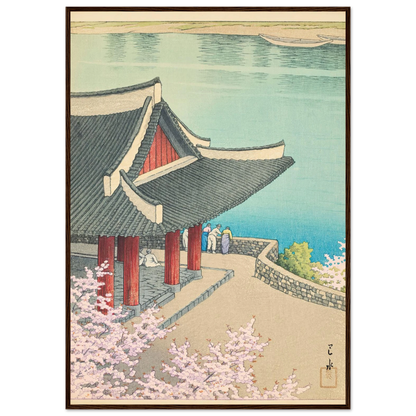 Heijo no haru, Botandai Fusekiro (Spring at Pubyong Pavilion, Modan Viewpoint, Pyongyang) (1939) Art Print | Kawase Hasui-Quipham Collections