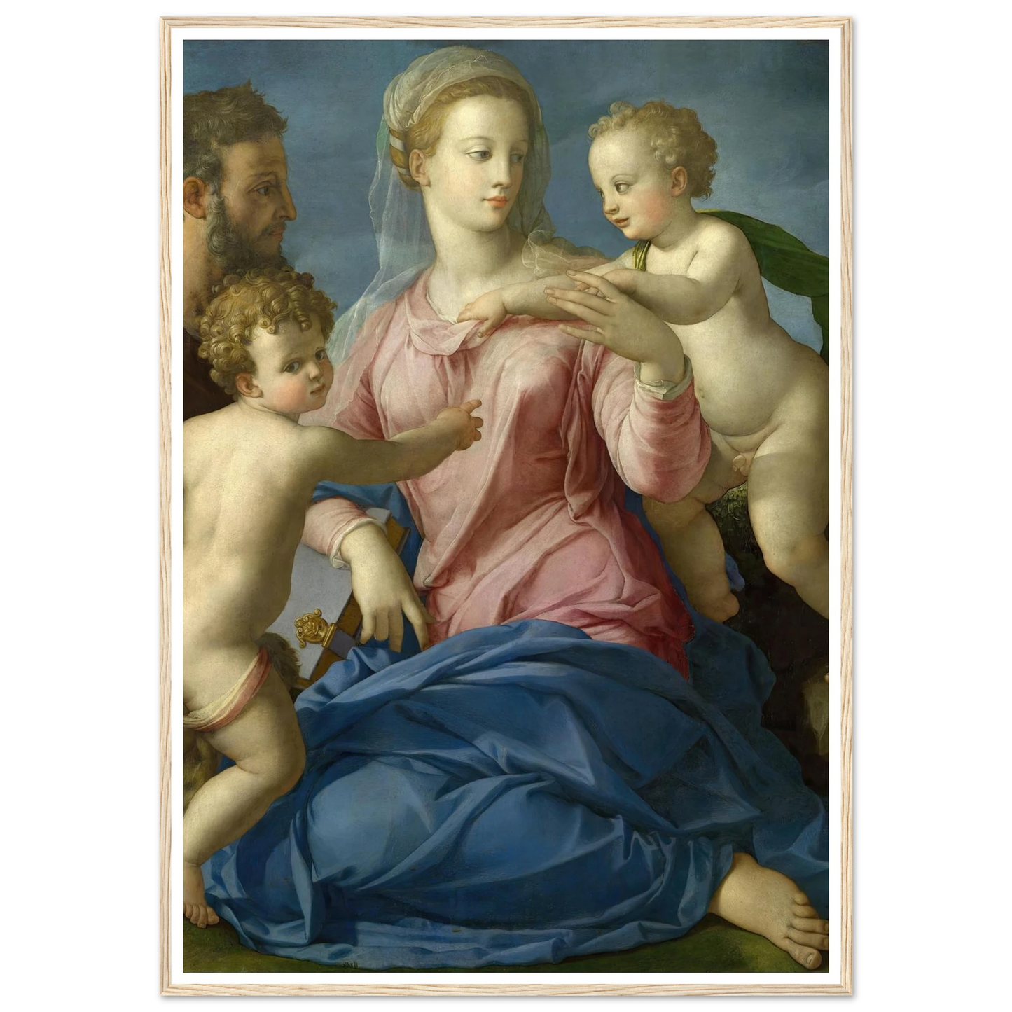 The Holy Family with the Infant Saint John the Baptist (1540s) Art Print | Agnolo Bronzino-Quipham Collections