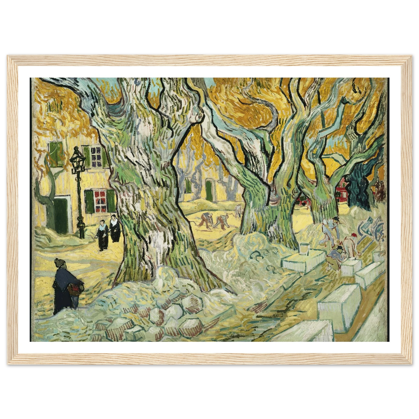 The Road Menders Art Print | Vincent van Gogh-Quipham Collections