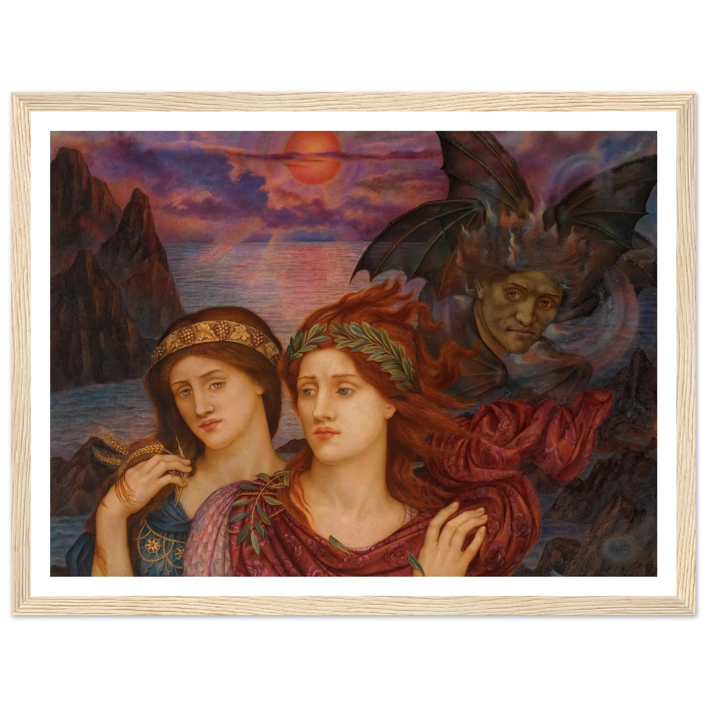 The Vision (1914) Art Print | Evelyn de Morgan-Quipham Collections