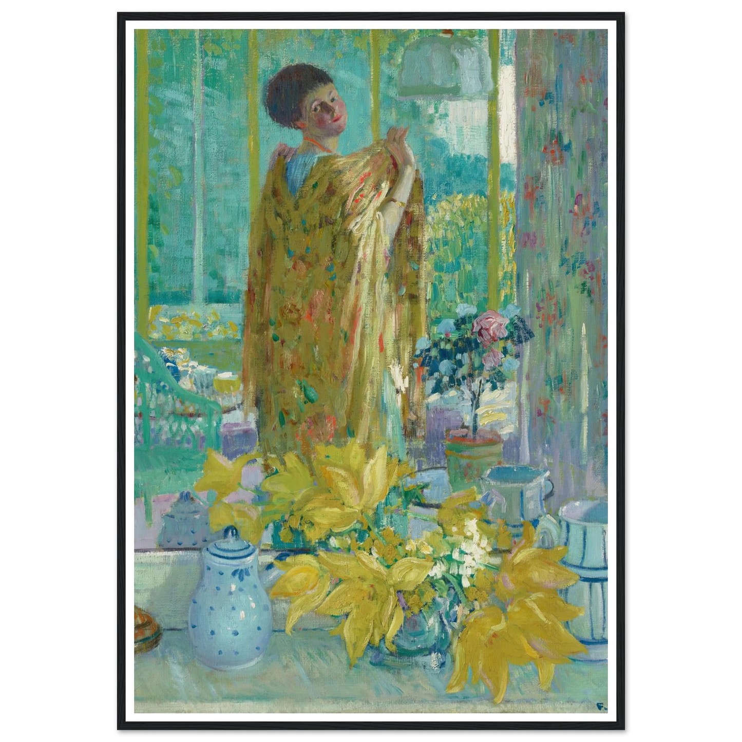 Yellow Tulips (circa 1911-1912) Art Print | Frederick Carl Frieseke-Quipham Collections