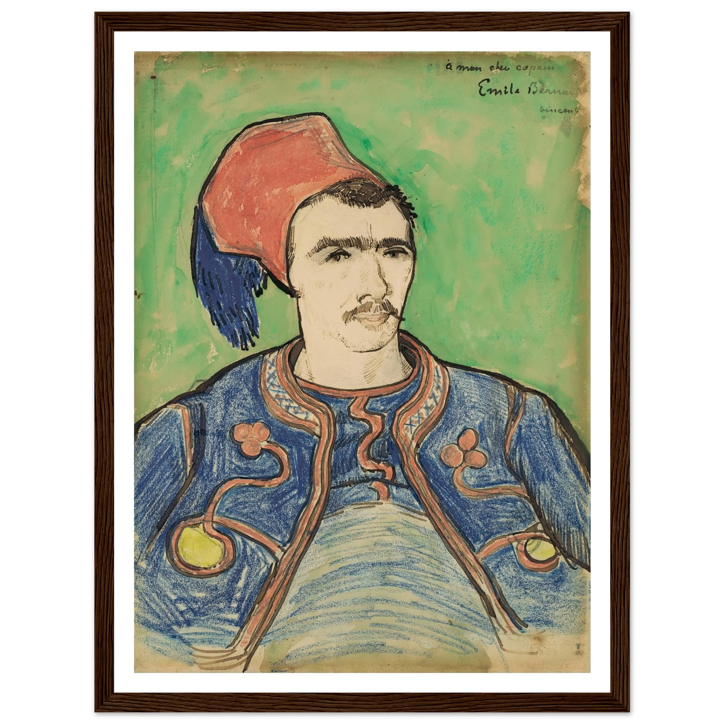 The Zouave (1888) Art Print | Vincent van Gogh-Quipham Collections