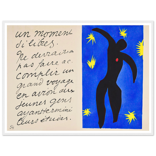 Icarus (1947) Art Print | Henri Matisse-Quipham Collections