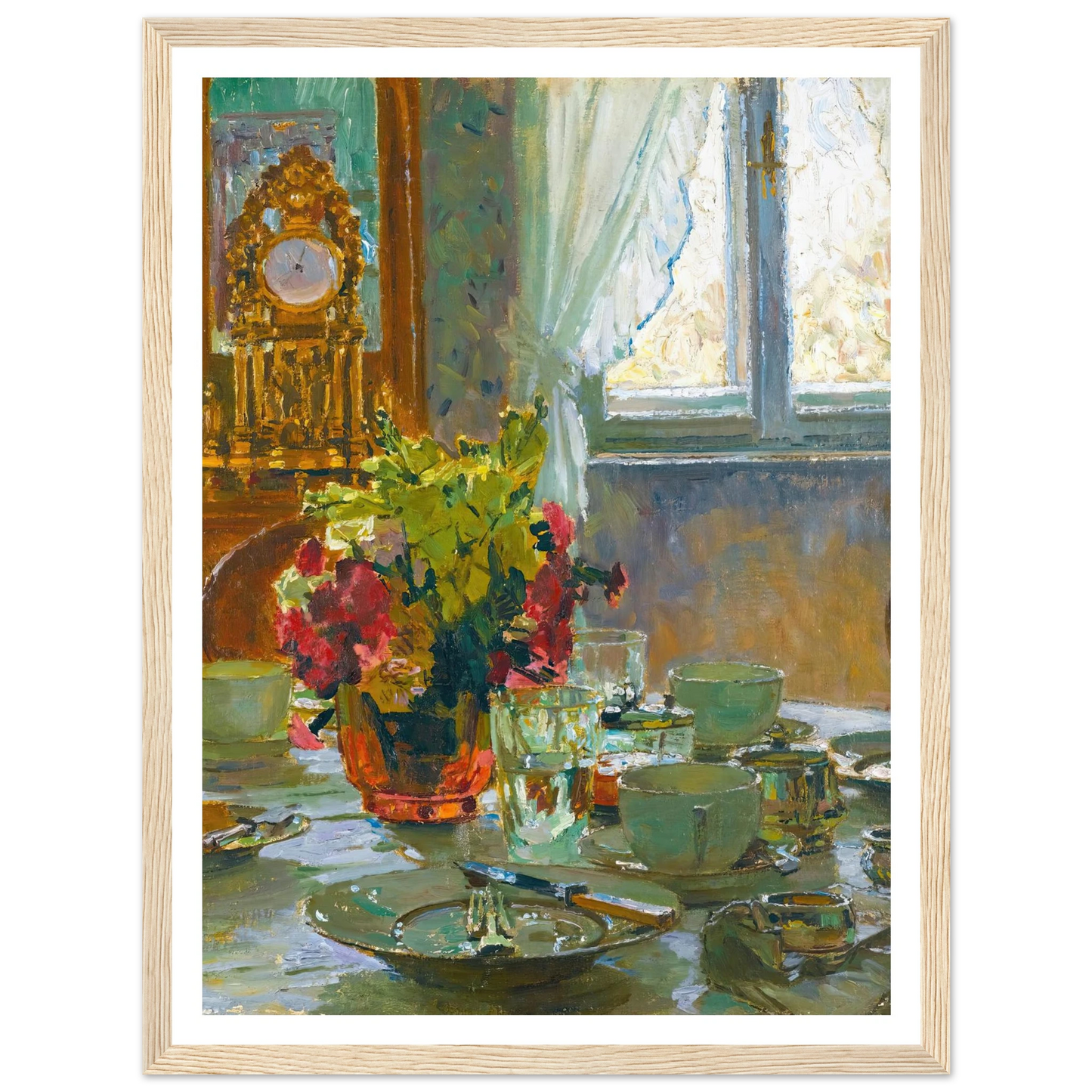 The breakfast table Art Print | Carl Moll-Quipham Collections