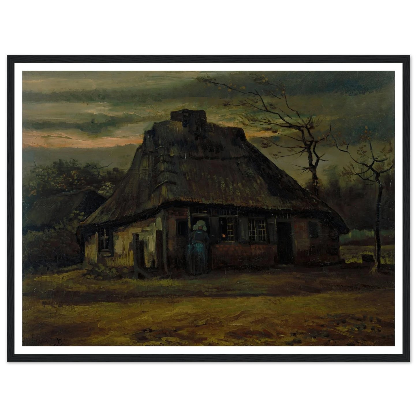 The cottage (1885) Art Print | Vincent van Gogh-Quipham Collections