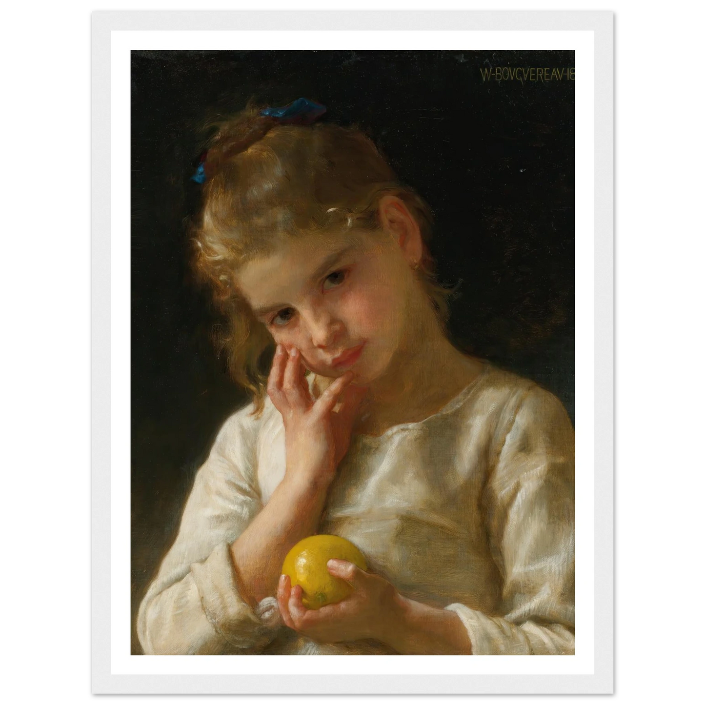 Le Citron (1899) Art Print | William Bouguereau-Quipham Collections