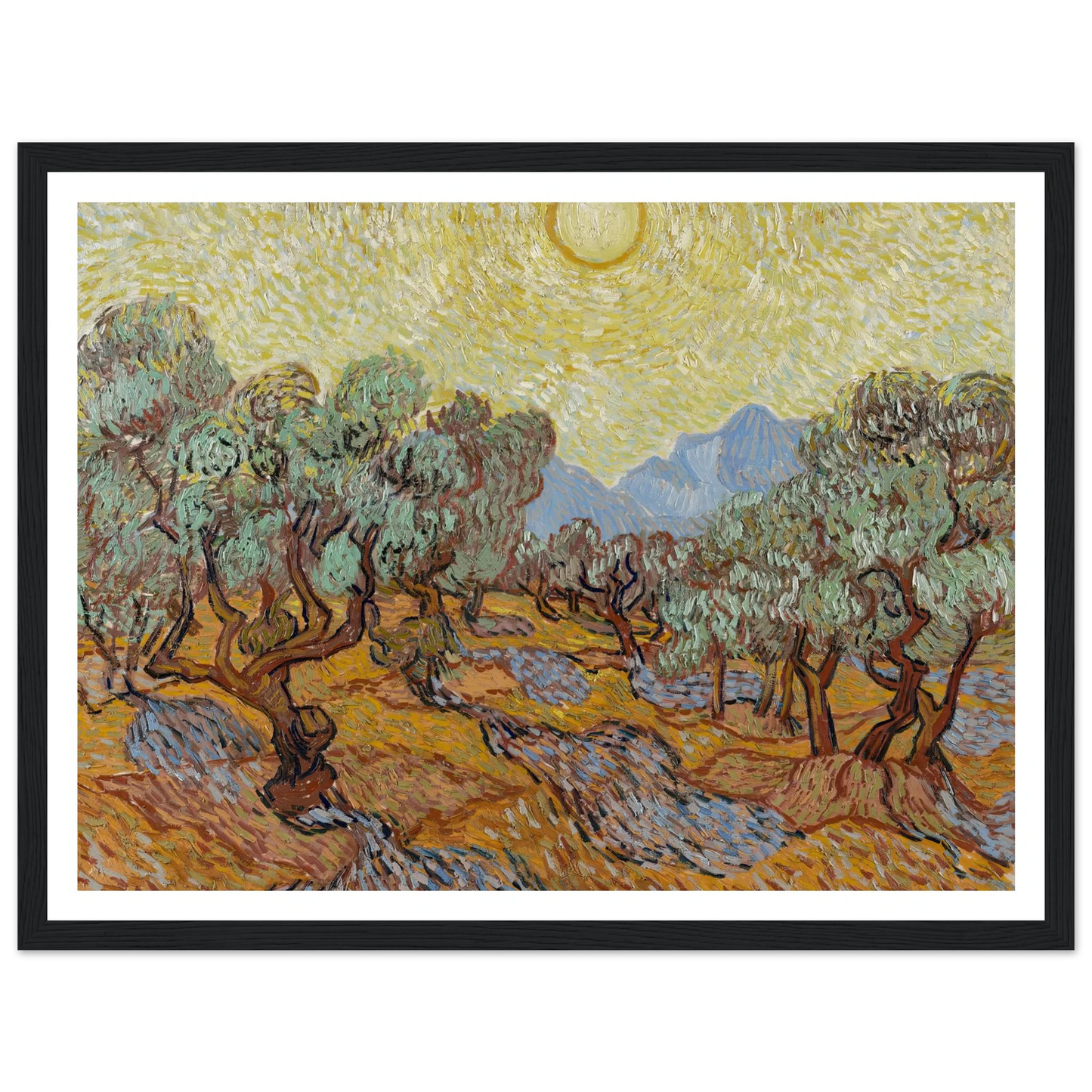 Olive Trees (1889) Art Print | Vincent van Gogh-Quipham Collections