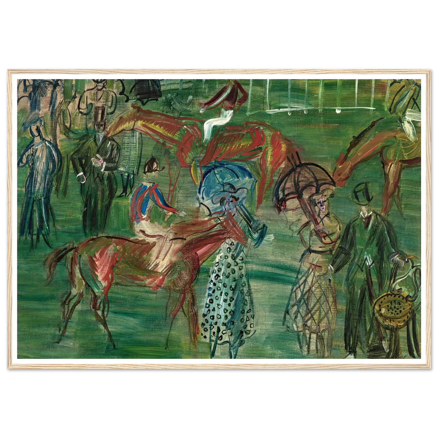 La pelouse (circa 1950) Art Print | Raoul Dufy-Quipham Collections
