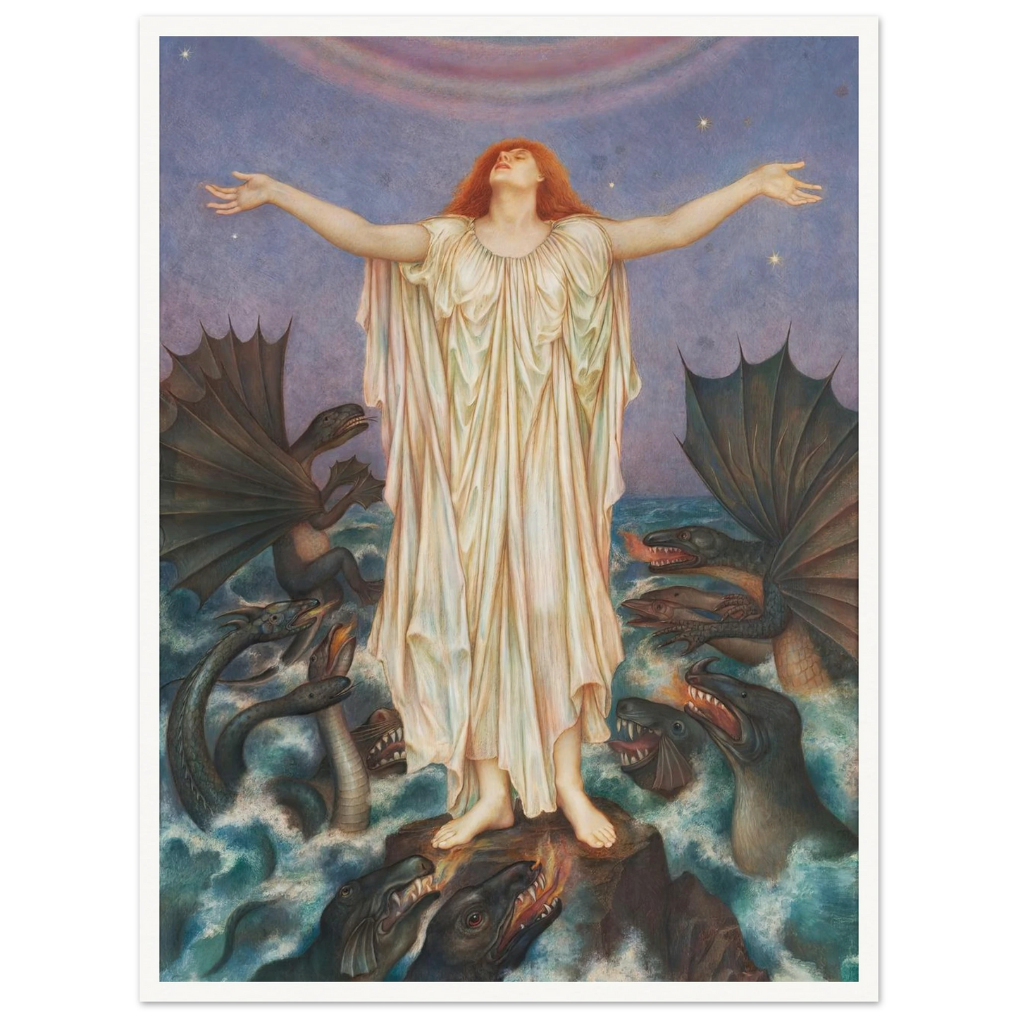 S.O.S. (ca 1914 - 1916) Art Print | Evelyn de Morgan-Quipham Collections