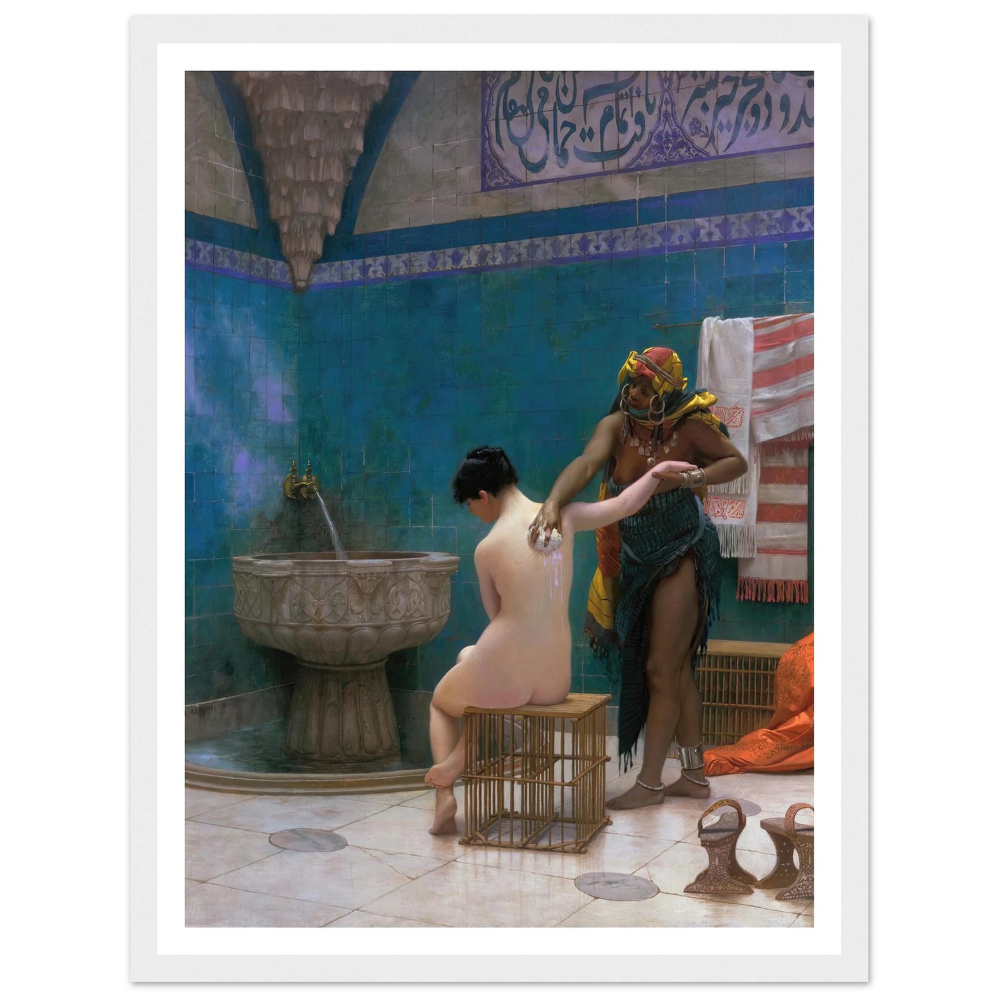 The Bath (circa 1880–1885) Art Print | Jean Leon Gerome-Quipham Collections
