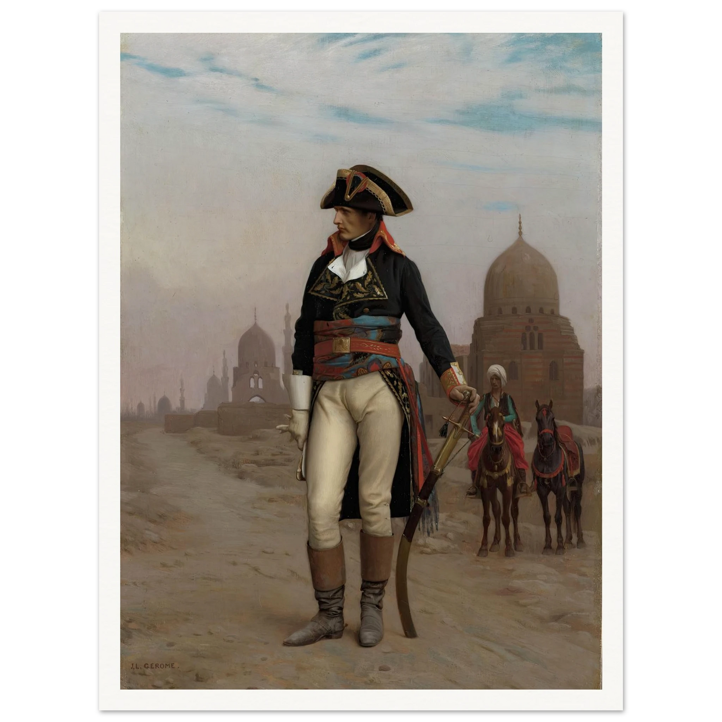 Napoleon in Egypt (1867–68) Art Print | Jean Leon Gerome-Quipham Collections