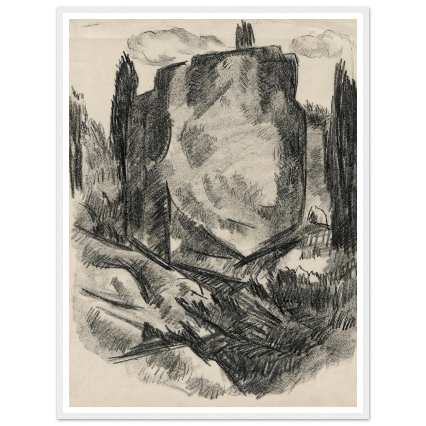 Landscape (early to mid-20th century) Art Print | Marsden Hartley-Quipham Collections