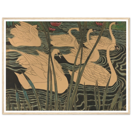 Zwanen (1904) Art Print | Leon Spilliaert-Quipham Collections