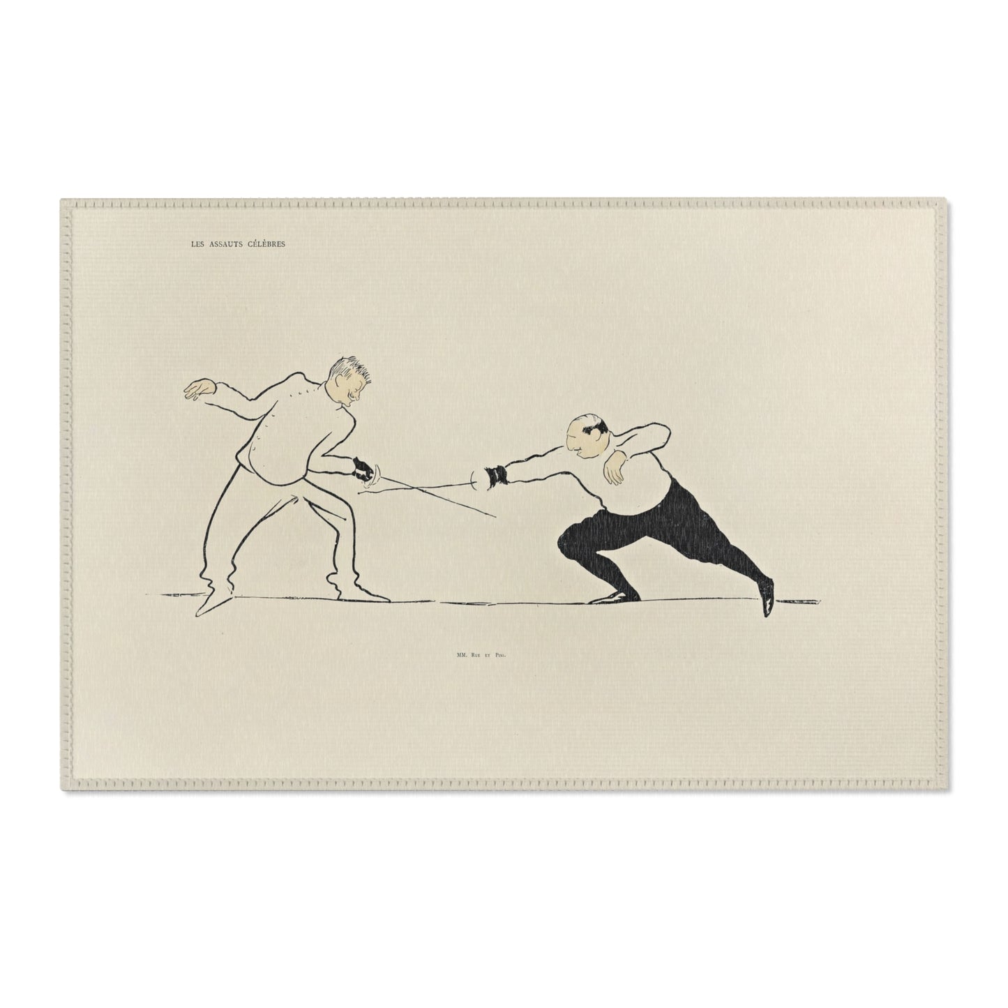 70 dessins de Cappiello Pl.53 (1905) Rug | Leonetto Cappiello - - 36" × 24" - 