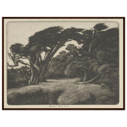 Cypress Bower (1920) Art Print | Ernest Haskell-Quipham Collections