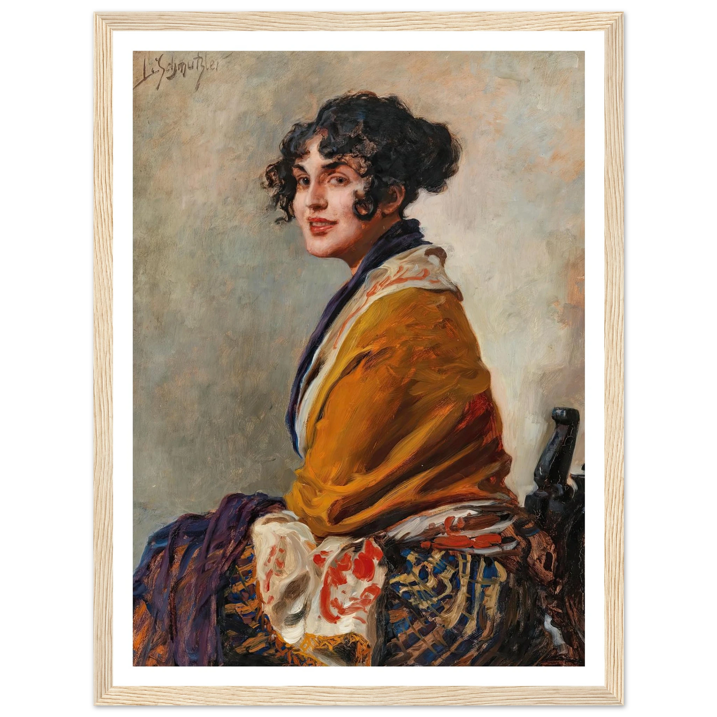Portrait Lili Marberg Art Print | Leopold Schmutzler-Quipham Collections