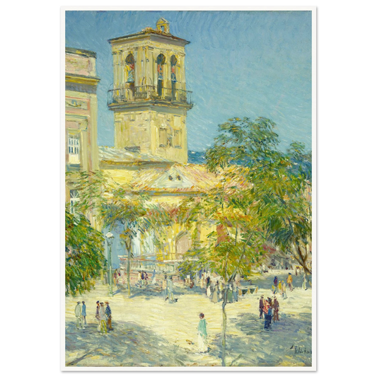 Street of the Great Captain, Córdoba (1910) Art Print | Childe Hassam-Quipham Collections