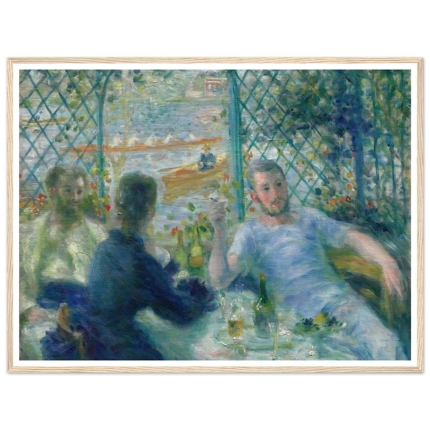 Lunch at the Restaurant Fournaise (The Rowers’ Lunch) (1875) Art Print | Pierre Auguste Renoir-Quipham Collections