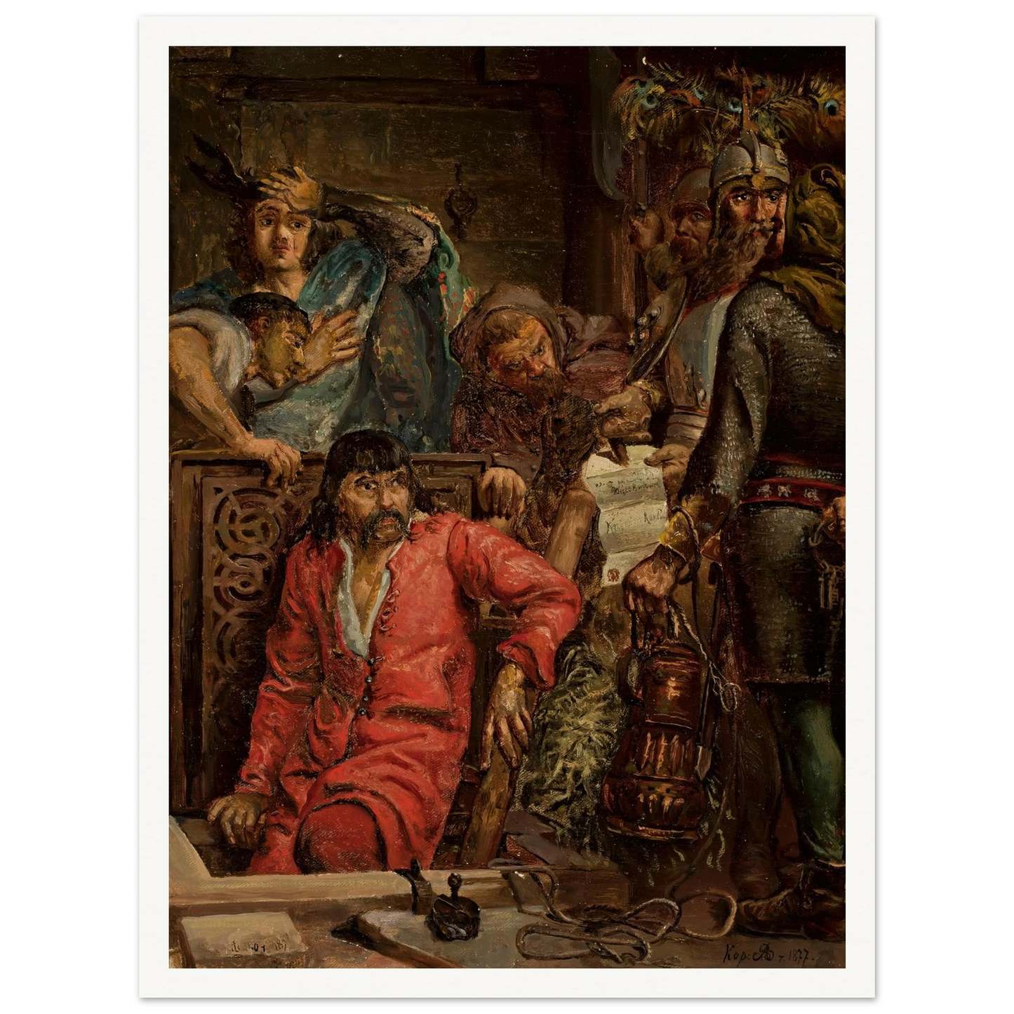 Maćko Borkowic (1877) Art Print | Jan Matejko-Quipham Collections