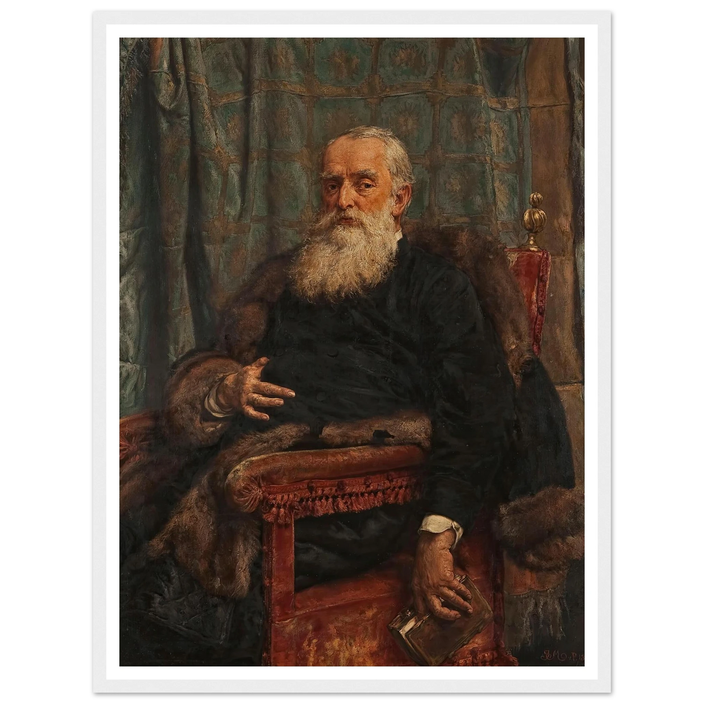 Portrait of Henryk Krajewski (1892) Art Print | Jan Matejko-Quipham Collections
