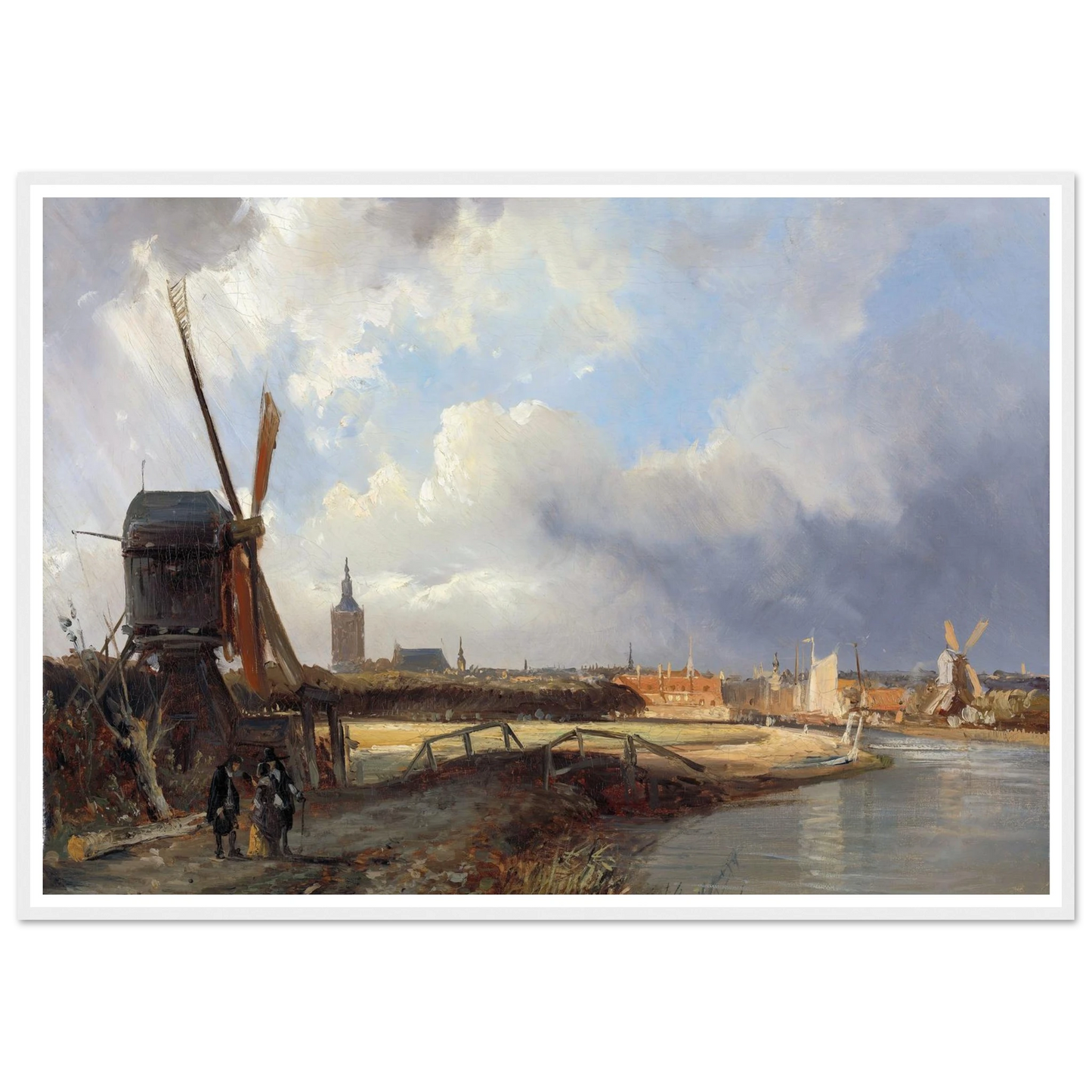 View of The Hague (c. 1850 - c. 1852) Art Print | Cornelis Springer-Quipham Collections