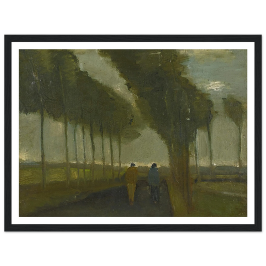 L’allée Aux Deux Promeneurs (1883) Art Print | Vincent van Gogh-Quipham Collections