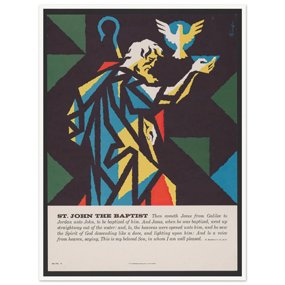 St. John The Baptist (1962) Art Print | Joseph Binder-Quipham Collections