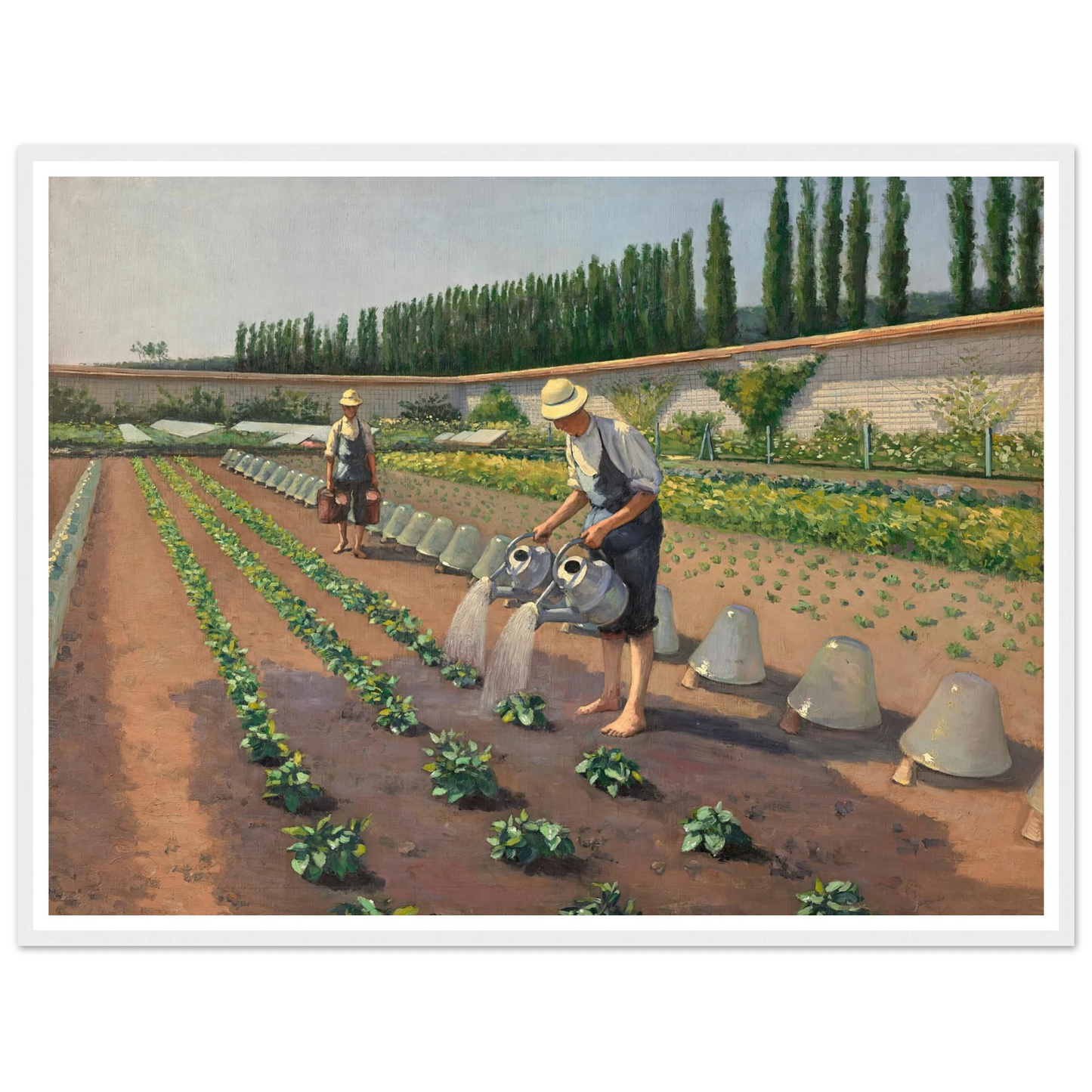 Les Jardiniers (1877) Art Print | Gustave Caillebotte-Quipham Collections