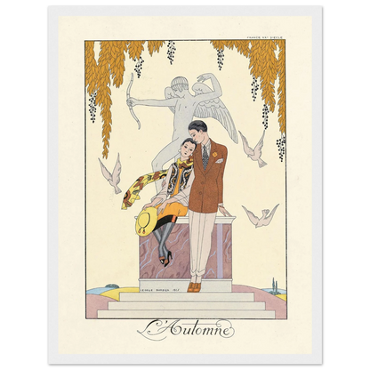L’Automne (Autumn) (1922–1926) Art Print | George Barbier-Quipham Collections