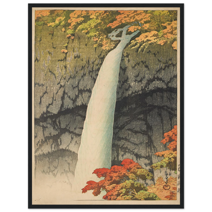 Nikko Kegon taki (Kegon waterfall, Nikko) (1927) Art Print | Kawase Hasui-Quipham Collections