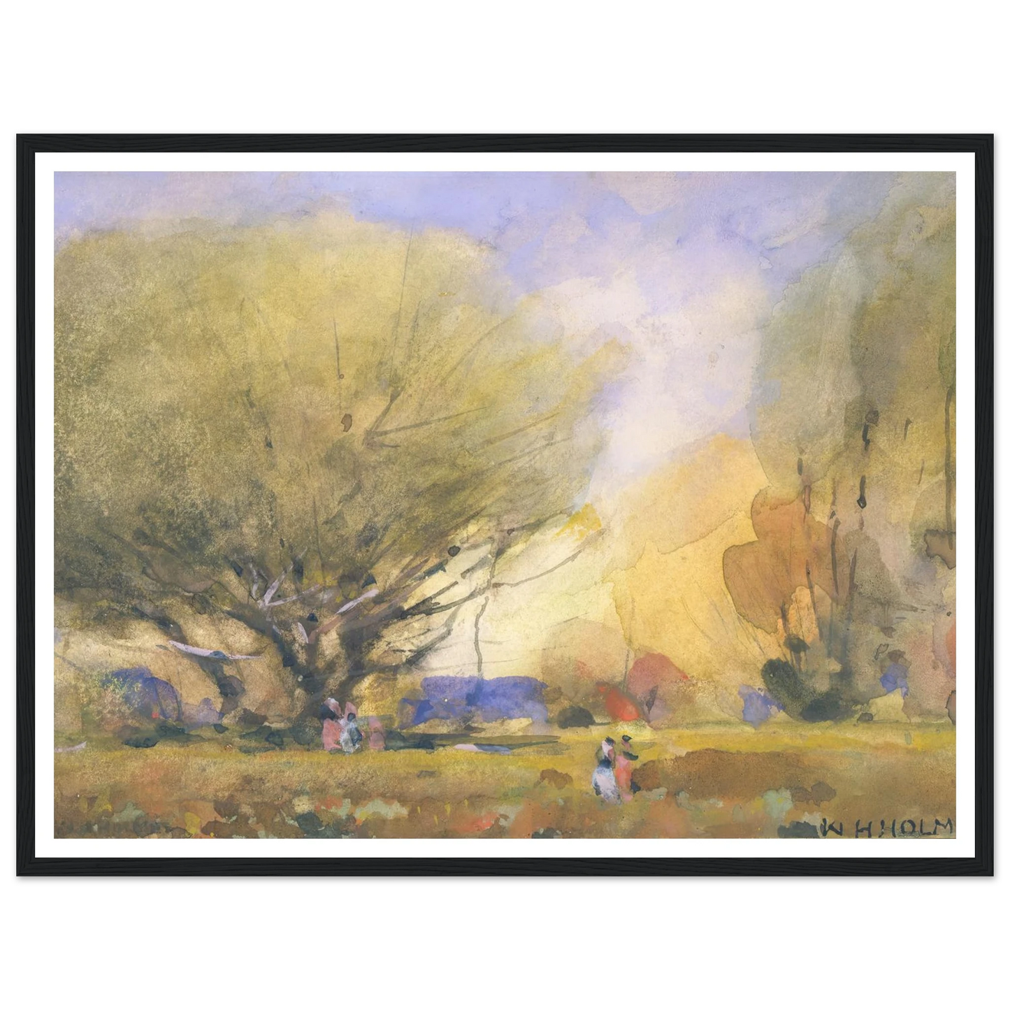 Summer Scene (ca. 1920) Art Print | William Henry Holmes-Quipham Collections
