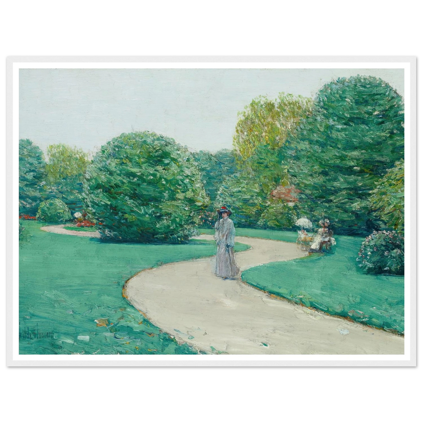 Parc Monceaux, Paris (circa 1888-89) Art Print | Childe Hassam-Quipham Collections