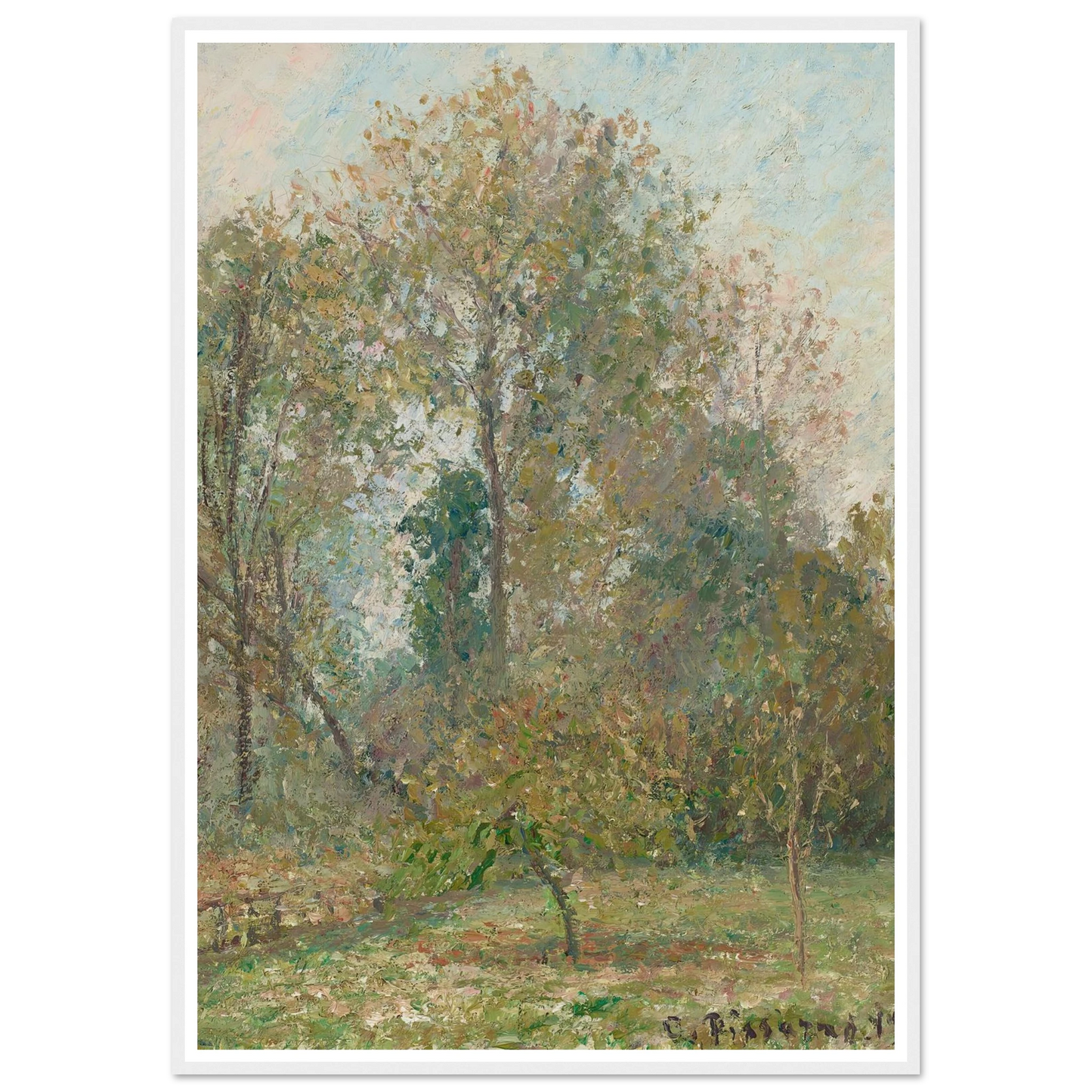 Gelée blanche à Eragny (1902) Art Print | Camille Pissarro-Quipham Collections