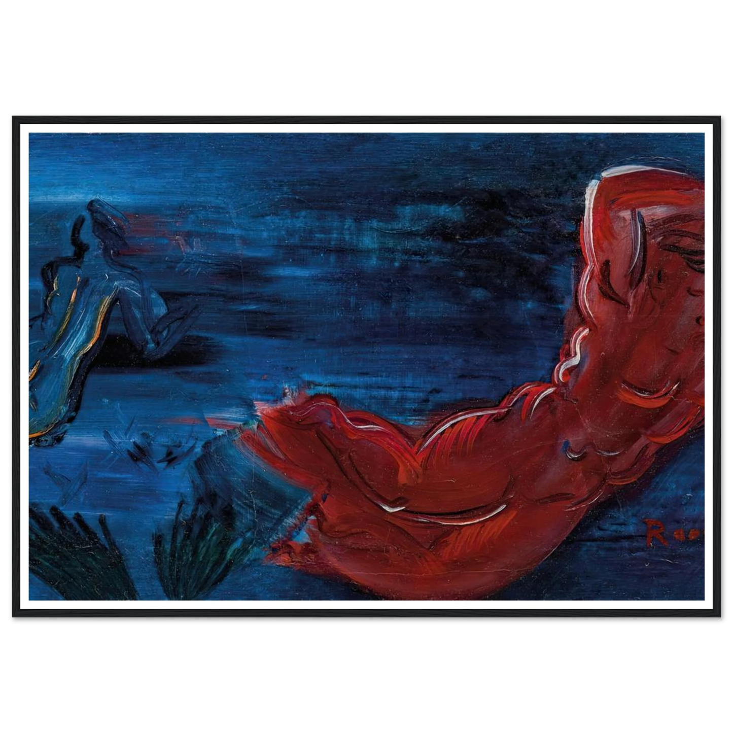 Naïade rouge (1926-30) Art Print | Raoul Dufy-Quipham Collections