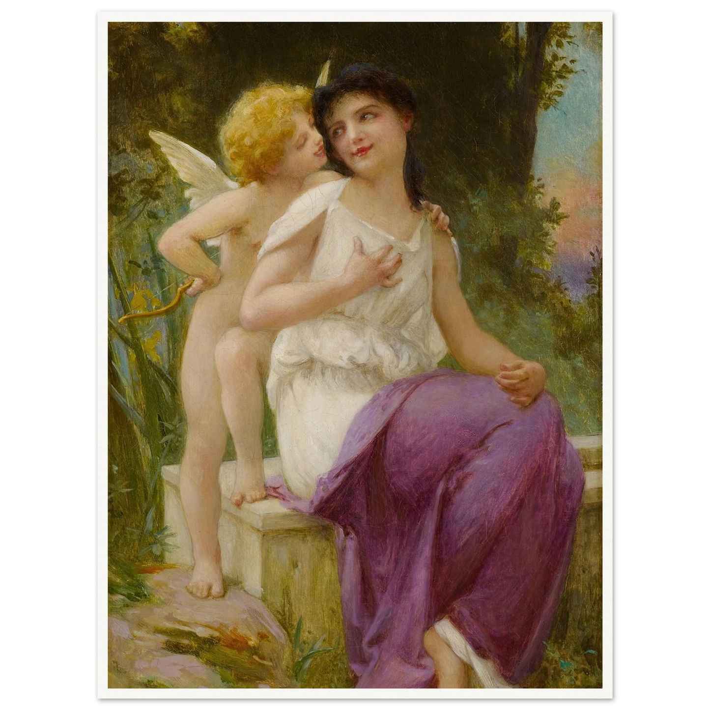 Vénus et l’Amour Art Print | Guillaume Seignac-Quipham Collections