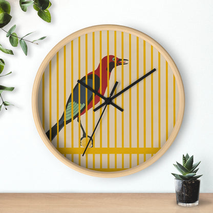 Finkenstedts Vogelfutter Wall Clock | Julius Klinger-Quipham Collections