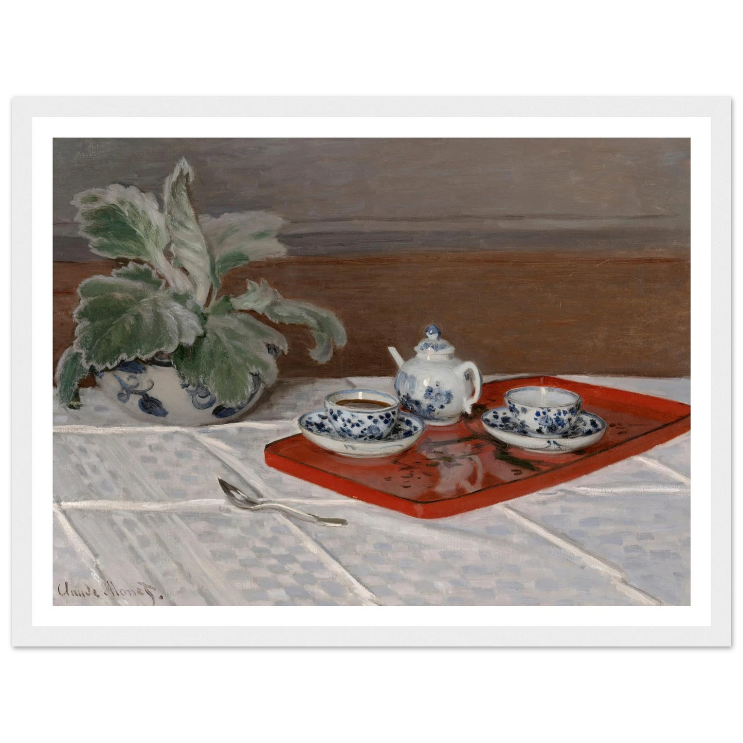 Still Life, Tea Service (1872) Art Print | Claude Monet-Quipham Collections