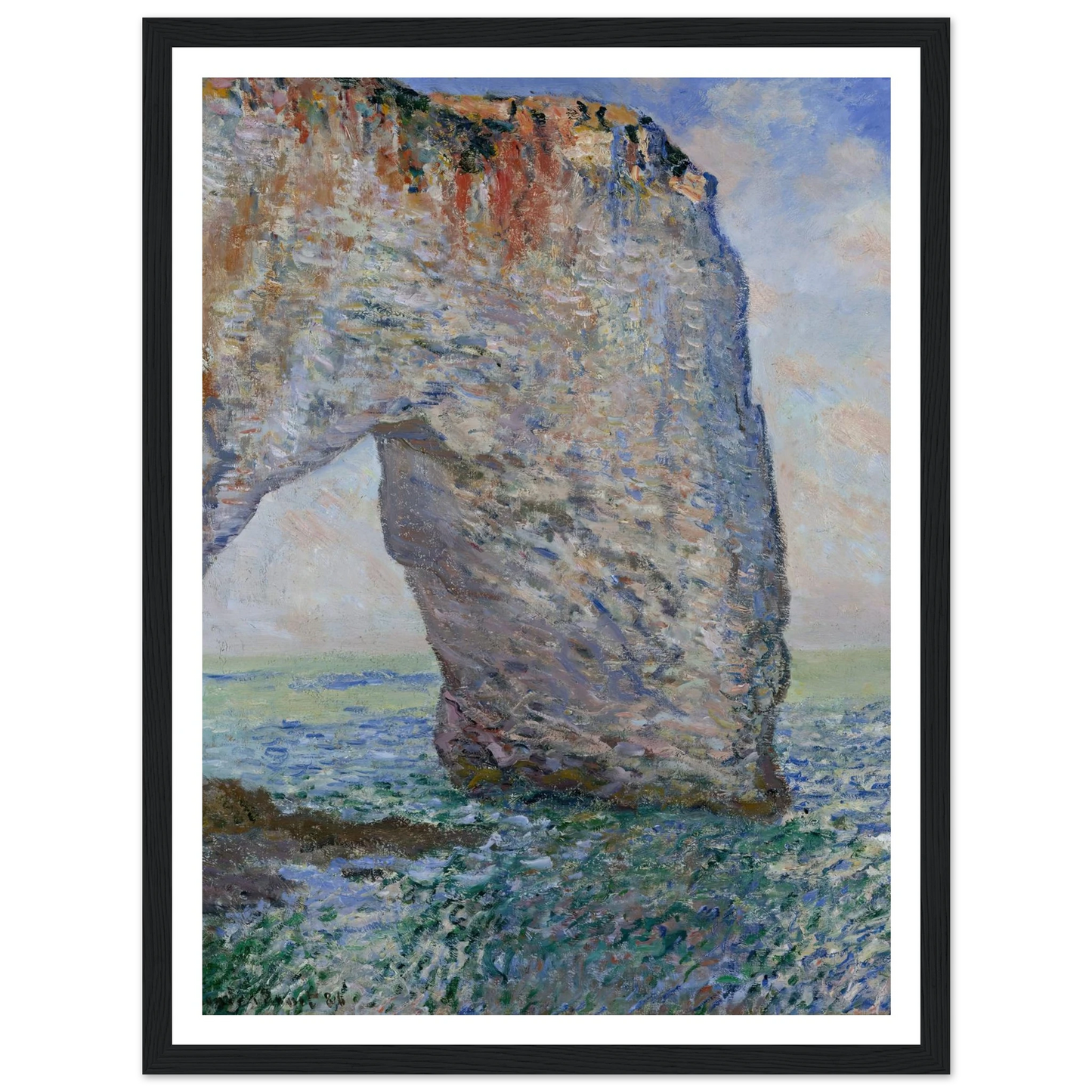 The Manneporte near Étretat (1886) Art Print | Claude Monet-Quipham Collections