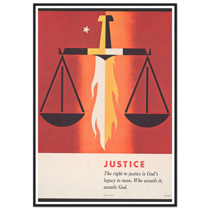 Justice (1957) Art Print | Joseph Binder-Quipham Collections