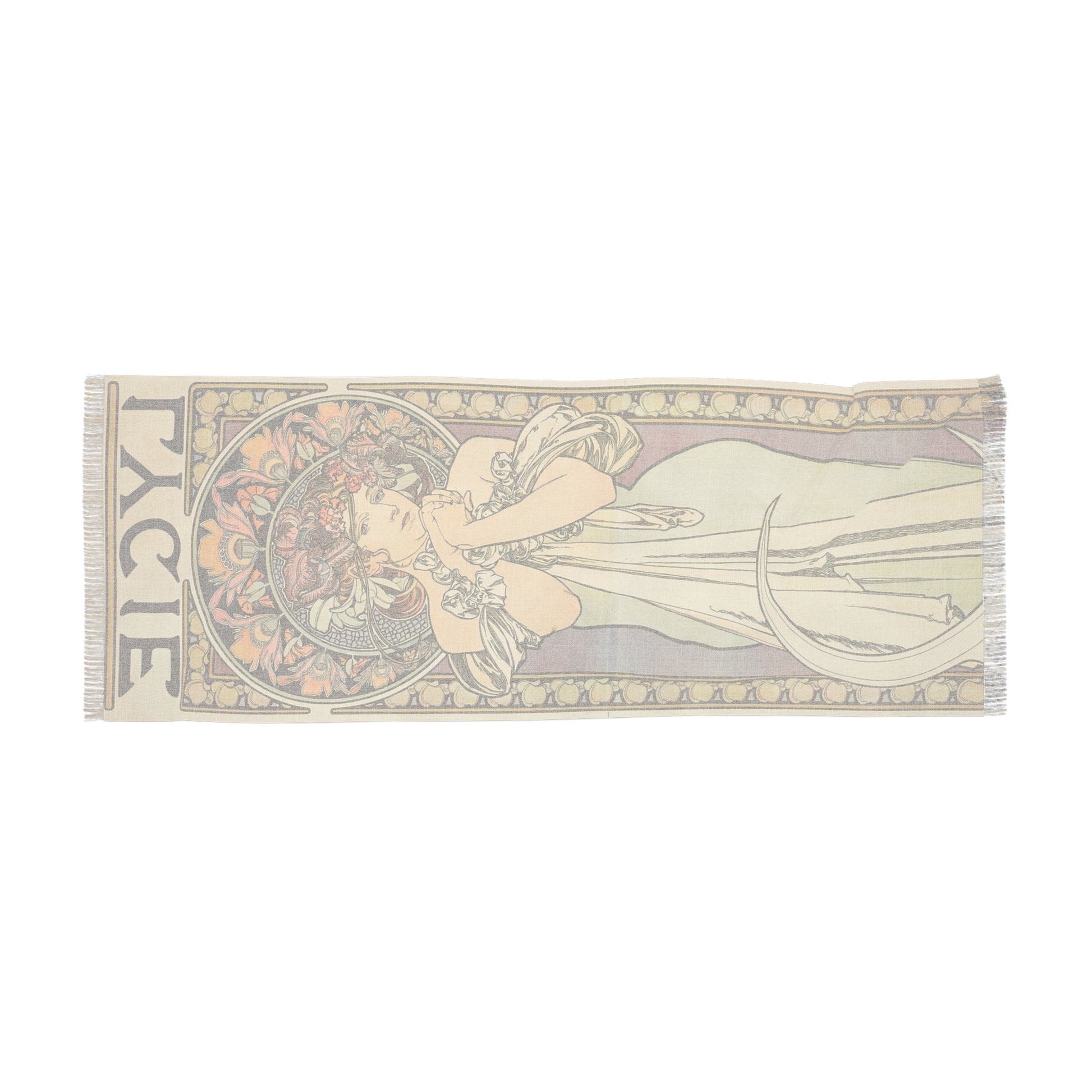 Lygie | Alphonse Mucha Scarf – Art Nouveau Scarf-Quipham Collections