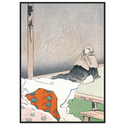 The Dancer Hotoke Gozen at Giōji (1897) Art Print | Kobayashi Kiyochika-Quipham Collections
