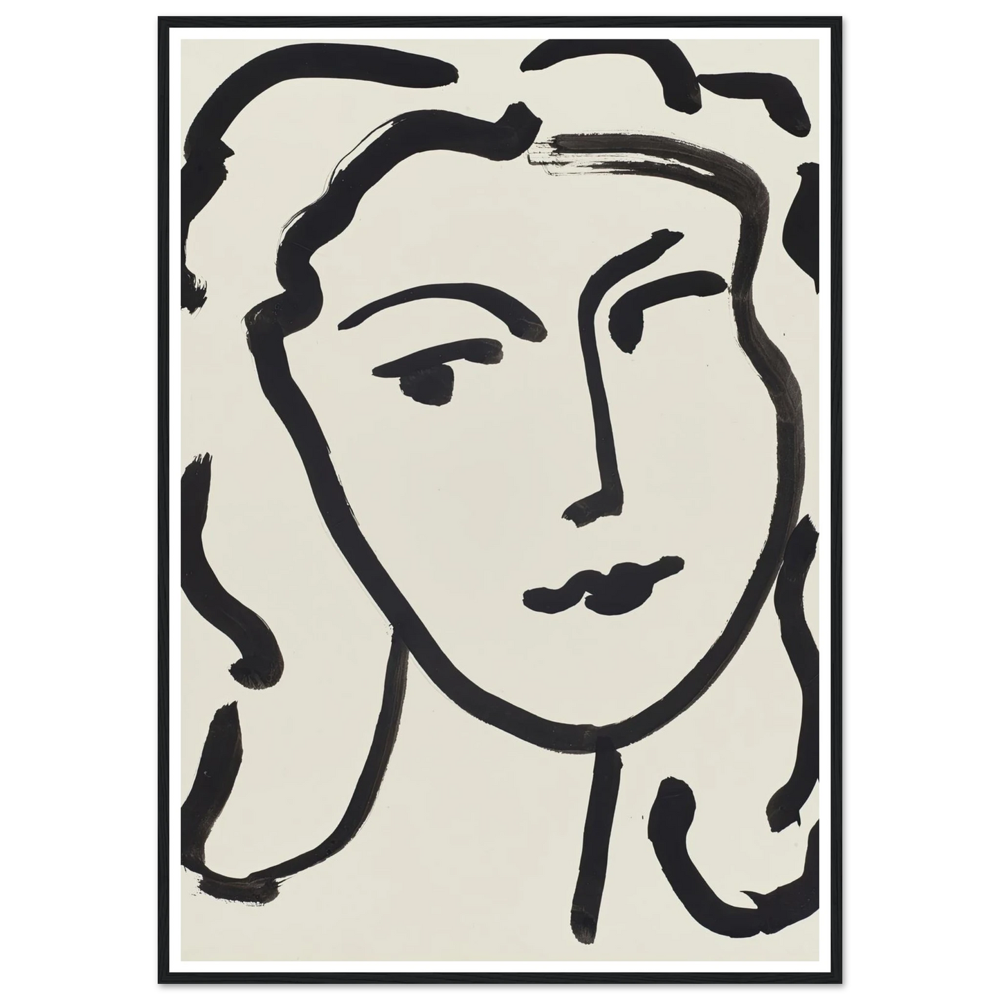 Visage de femme (1948) Art Print | Henri Matisse-Quipham Collections