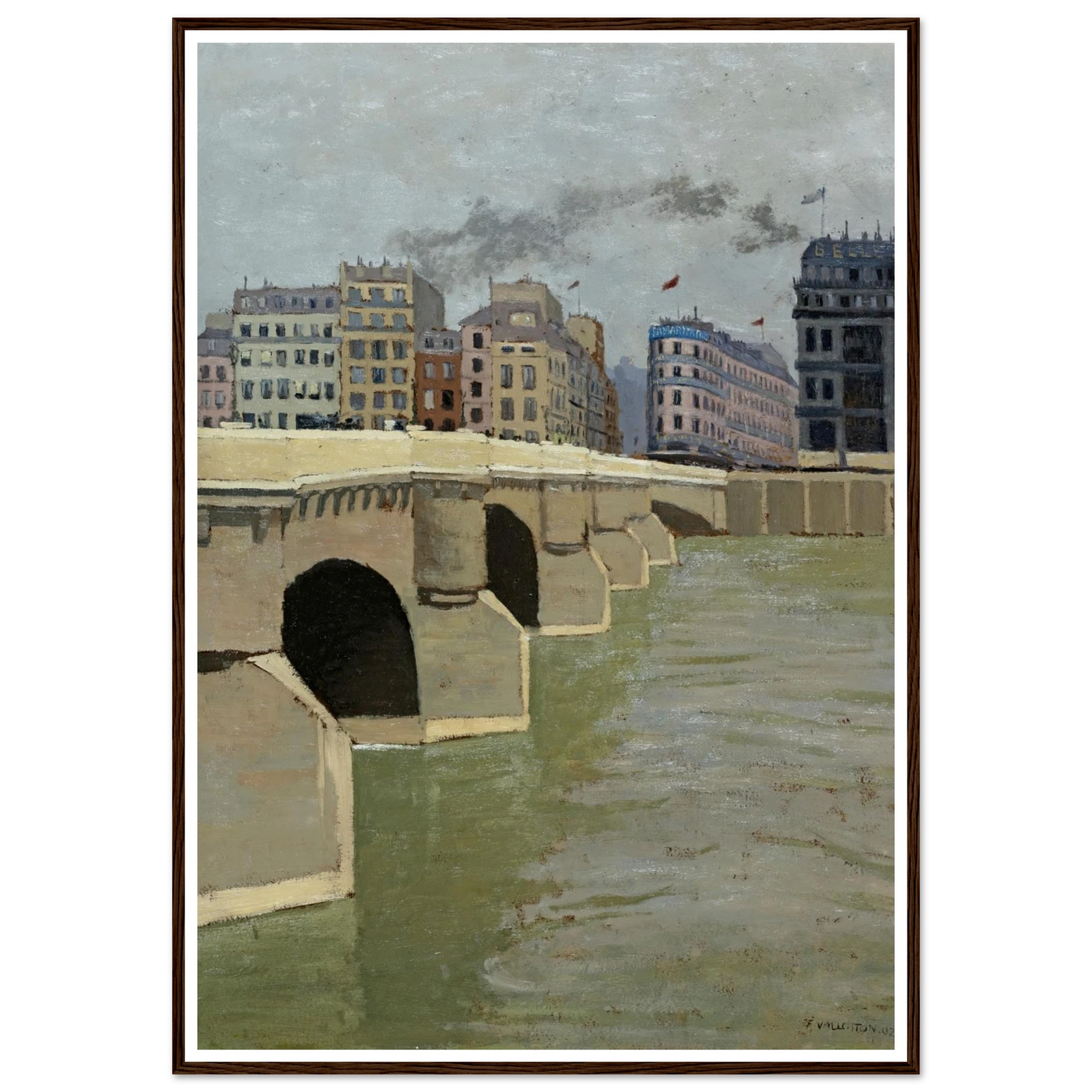 The Pont Neuf Bridge, 1902 Art Print | Felix Vallotton-Quipham Collections