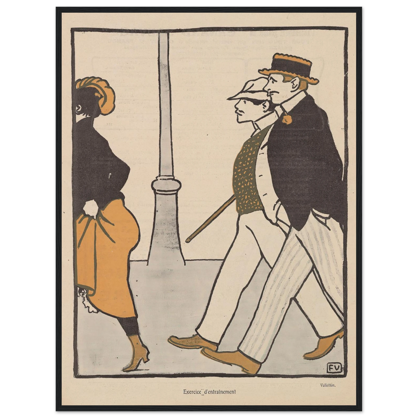 11 juillet 1903. Art Print | Felix Vallotton-Quipham Collections