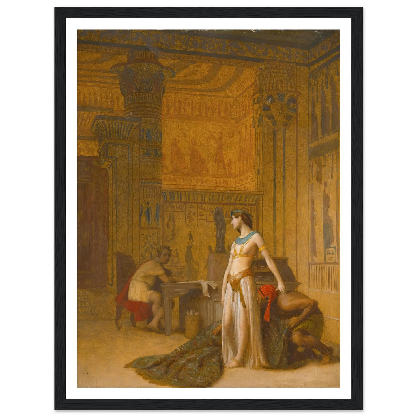 Cléopâtre et César Art Print | Jean Leon Gerome-Quipham Collections
