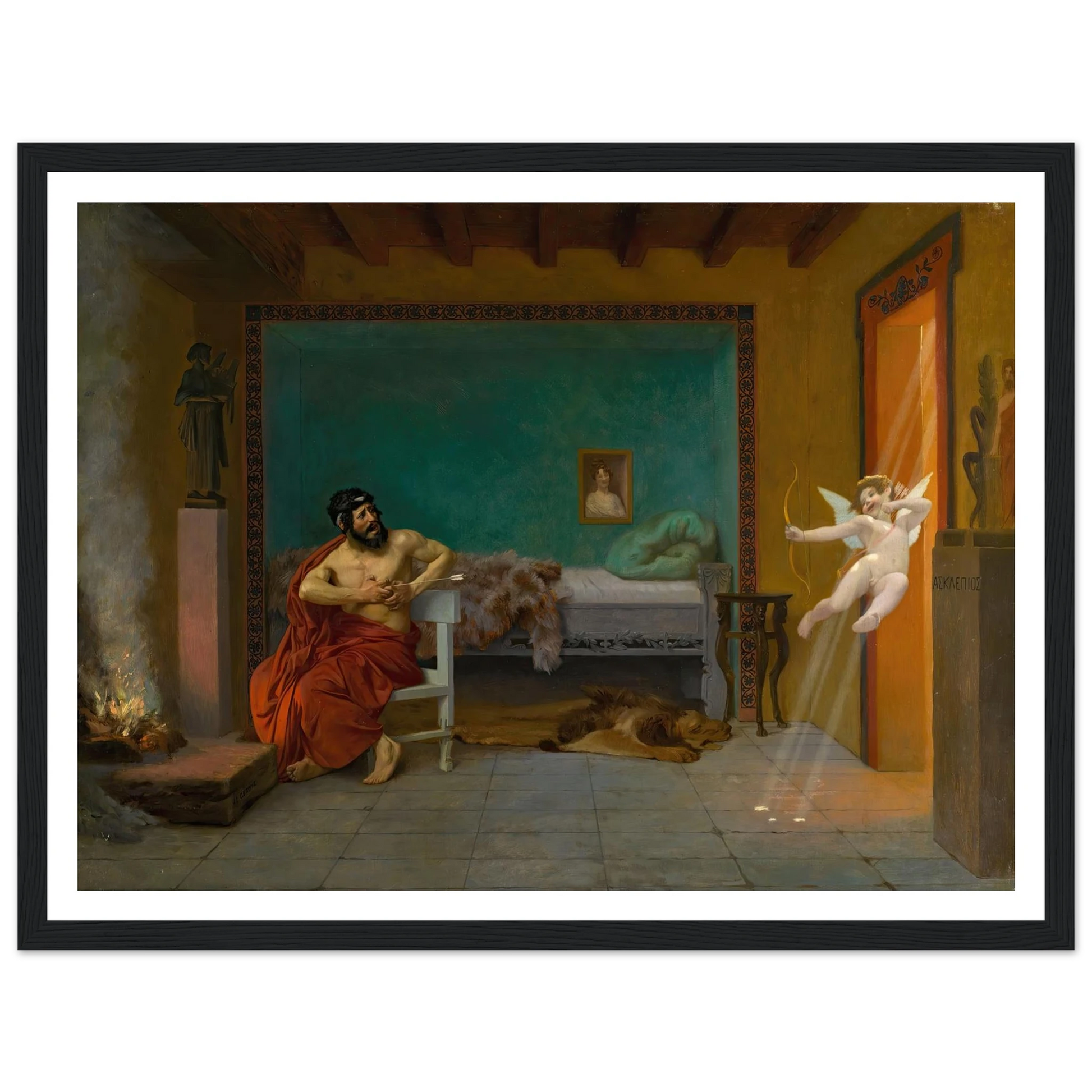 Cupid Runs out the Door Art Print | Jean Leon Gerome-Quipham Collections
