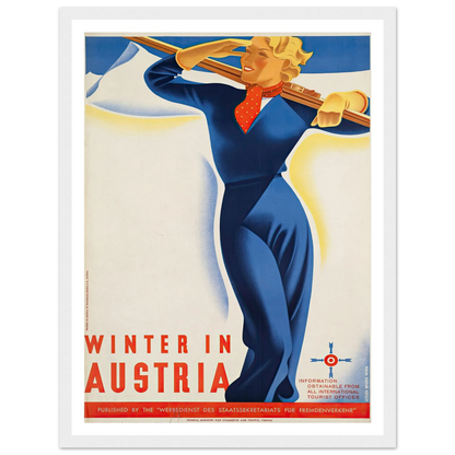 Winter in Austria Art Print | Joseph Binder-Quipham Collections